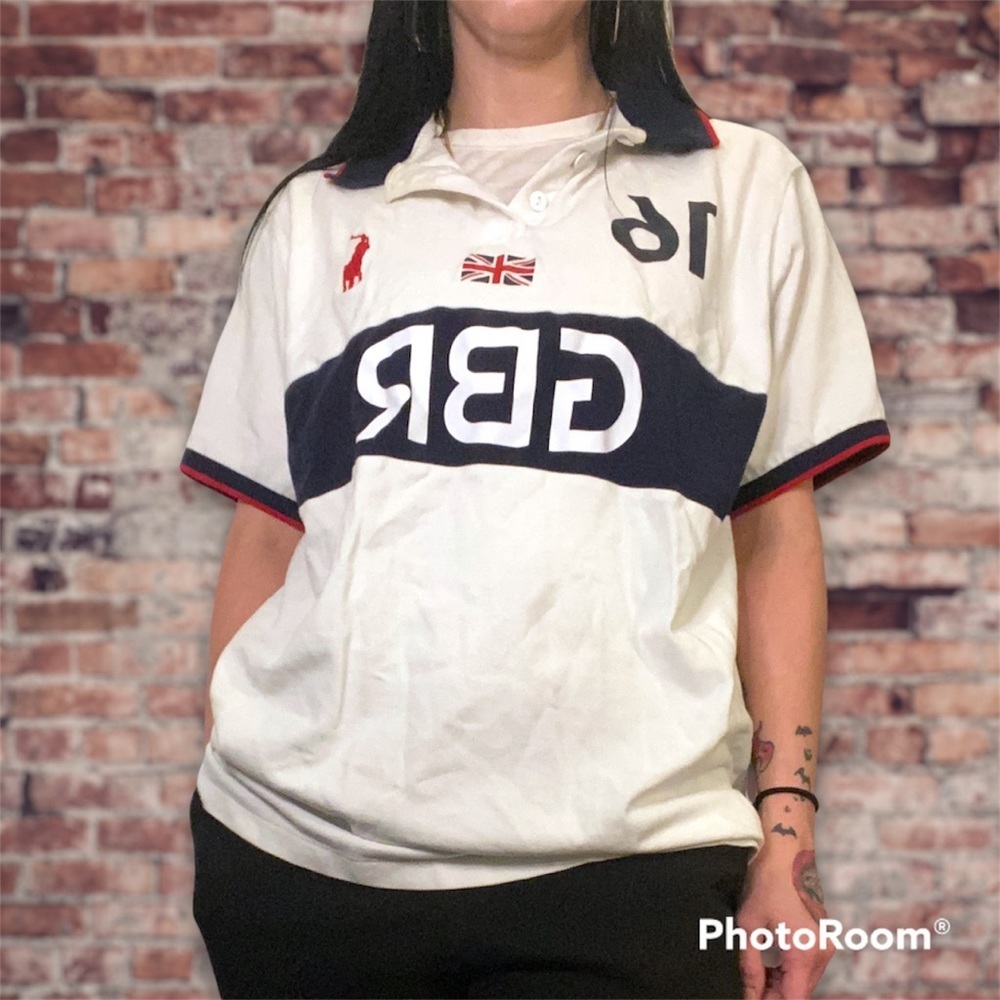 POLO RALPH LAUREN GREAT BRITAIN CUSTOM FIT SHIRT